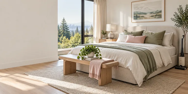 Illustrative clean home interior